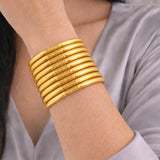 Marzea Gleam Gold (Set of 9)